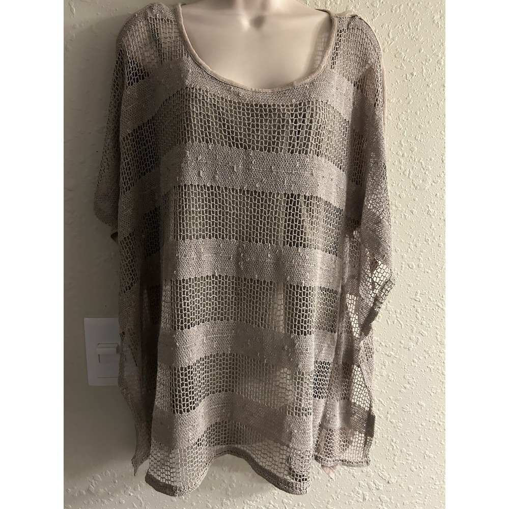 New Large Style  & Co 2-Piece Drape Top #1136*10 ( Tank Top Under)